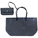 Goyard saint-louis black cloth handbag