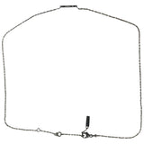 Messika gatsby black silver long necklaces
