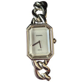 Chanel première chaîne silver steel watch