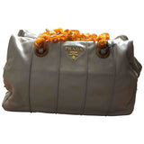 Prada beige leather handbag