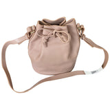 Sézane farrow pink leather handbag