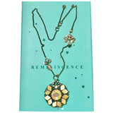 Reminiscence silver metal necklaces