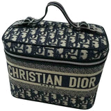 Dior blue cloth travel bag