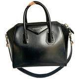 Givenchy antigona black leather handbag