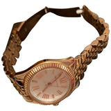 Michael Kors pink steel watch