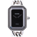 Chanel première chaîne black steel watch