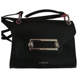 Lancel black leather handbag
