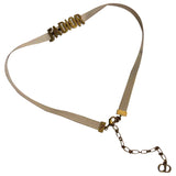 Dior j'adior white metal necklaces