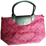 Longchamp pliage  pink cloth handbag