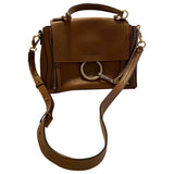 Chloé faye day camel leather handbag