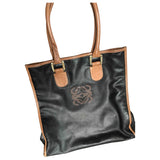 Loewe black leather handbag