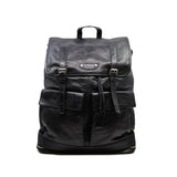 Balenciaga black leather backpacks