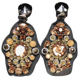Prada multicolour metal earrings