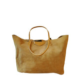 Givenchy antigona yellow suede handbag