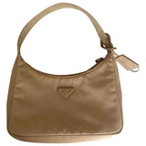 Prada re-edition beige cloth handbag