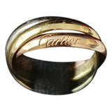 Cartier trinity multicolour yellow gold rings
