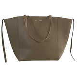 Celine cabas phantom grey leather handbag