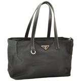 Prada black cloth handbag