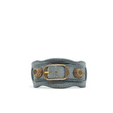 Balenciaga grey leather bracelets