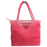 Prada pink cloth handbag