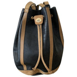 Dior black leather handbag