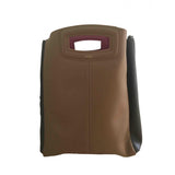 Maje sac m brown leather handbag