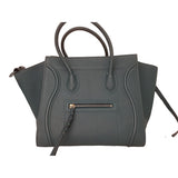 Celine luggage phantom green leather handbag
