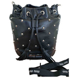 Miu Miu black leather handbag