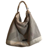 Burberry beige leather handbag