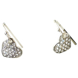 Guess silver steel earrings