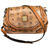 Mcm camel leather handbag