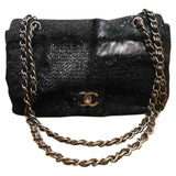 Chanel 2.55 black leather handbag