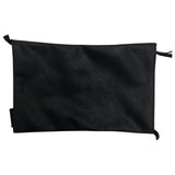 Jil Sander black leather clutch bag