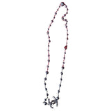 Chanel cc anthracite metal necklaces
