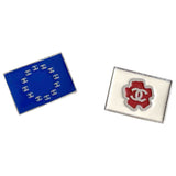 Chanel cc silver metal pins & brooches