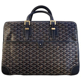 Goyard navy cloth handbag