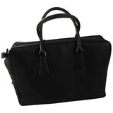Prada navy leather handbag