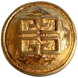 Givenchy gold metal pins & brooches