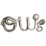 Dior oui grey white gold rings