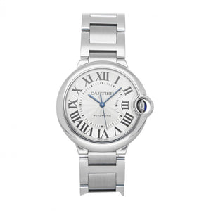 Cartier ballon bleu silver steel watch