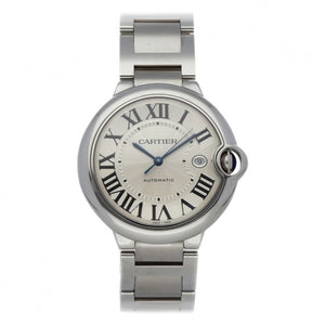 Cartier ballon bleu silver steel watch
