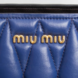 Miu Miu Inchiostro Matelasse Nappa Biker Handbag