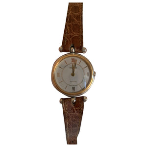 Van Cleef & Arpels silver gold plated watch