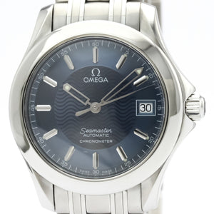 Omega seamaster blue steel watch