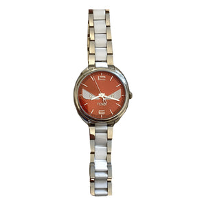 Fendi red steel watch