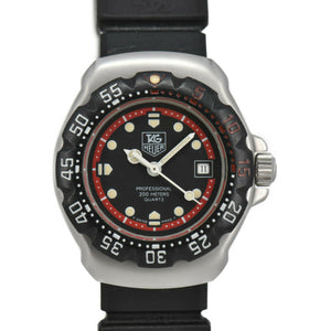 Tag Heuer formula 1  black steel watch