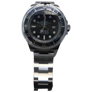 Rolex deepsea silver steel watch