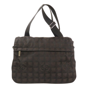 Chanel brown cloth handbag