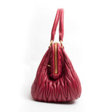 Miu Miu Rubino Matelasse Nappa Handbag