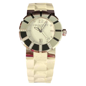 Chaumet class one silver steel watch